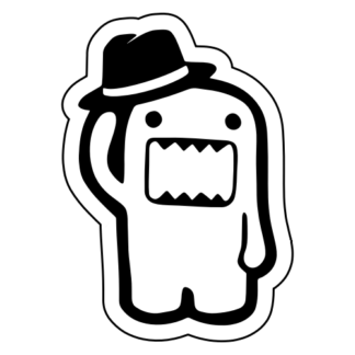 Domo Sticker (Black)